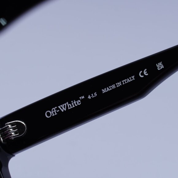 Off-White OERI008 VIRGIL 1030 Sunglasses Black Square Frame, Pink Lenses - Picture 8 of 11